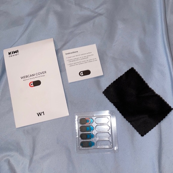 Webcam Cover Slide, KIWI design 0.03 inch Ultra-Thin (4 pieces) - Picture 4 of 4